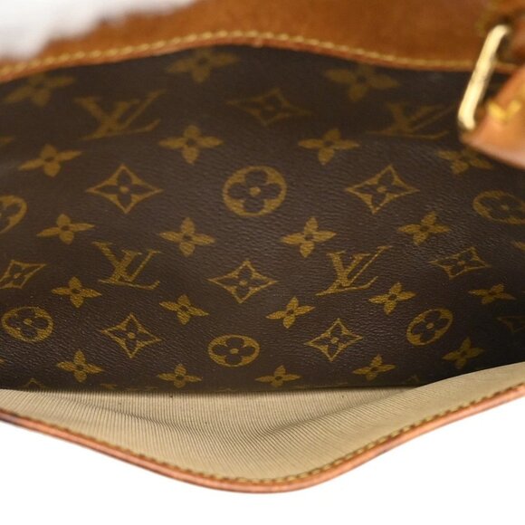 LOUIS VUITTON LV Logo Deauville Hand Bag Monogram Leather Brown M47270 36KB524 - Picture 11 of 15
